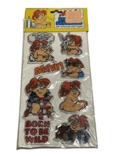 80s Cartoons Marvin Puffy Stickers Born To Be Wild Fat Scrapbook Comedy Red Hair