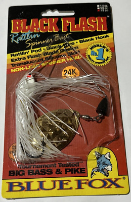 Luck E Strike Red Man Spinnerbait 3/8 Oz, #06 Black/Yellow - Foto 4