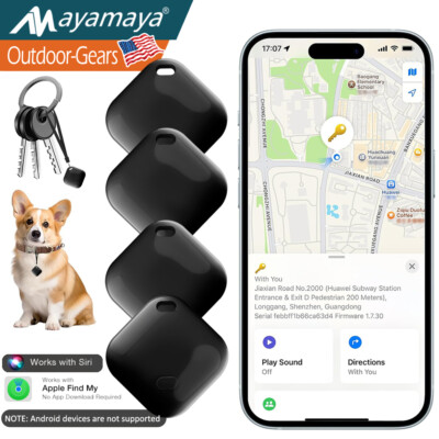 1-4x Smart Tag Bluetooth Tracker Works with Apple Find My Bag Luggage Pet Finder