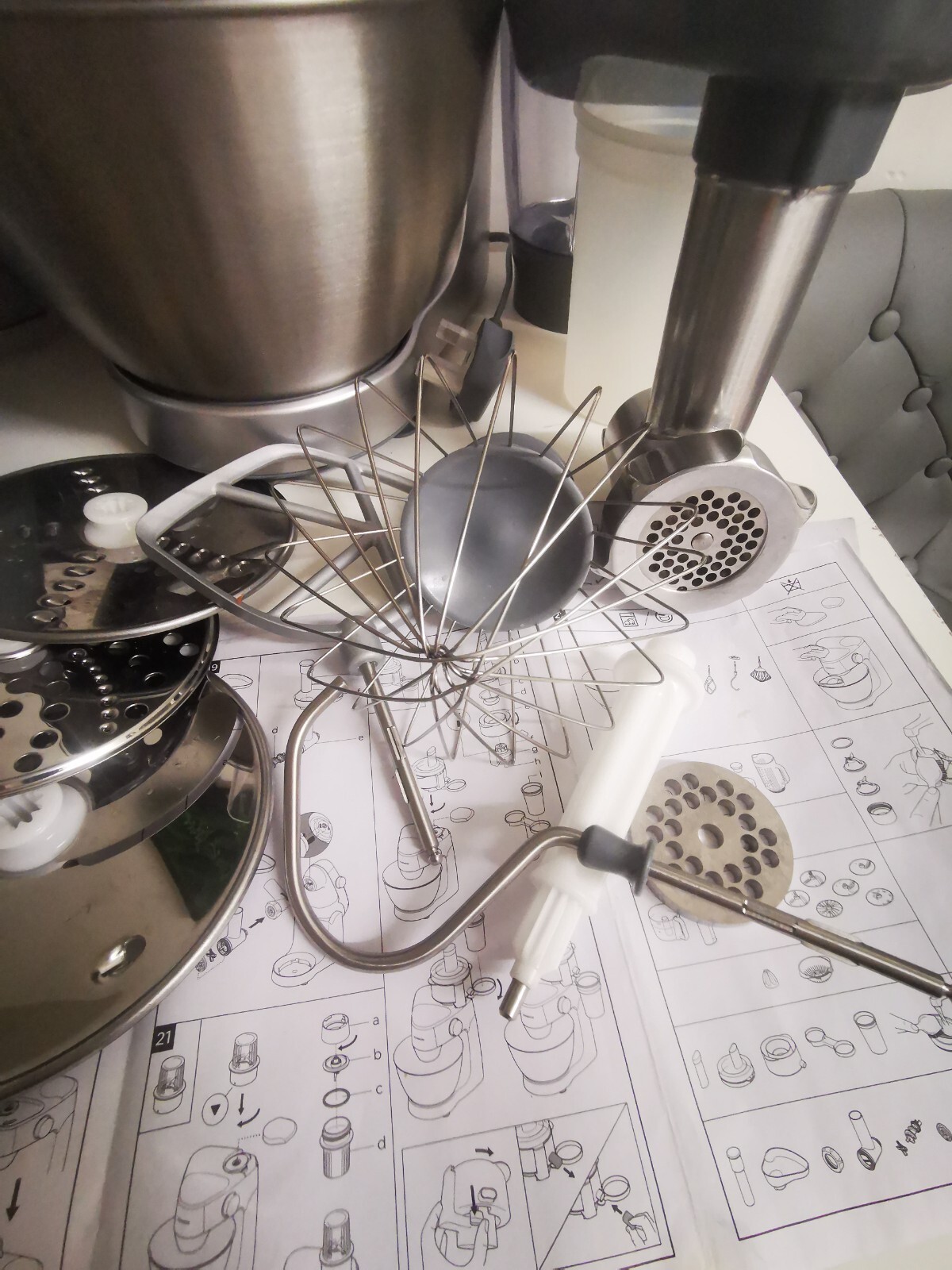 Kenwood Prospero KHC29.N0SI 6in1 compact Stand Mixer Kitchen Machine