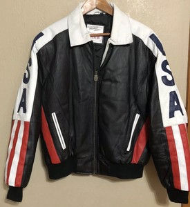leather bomber jacket ebay