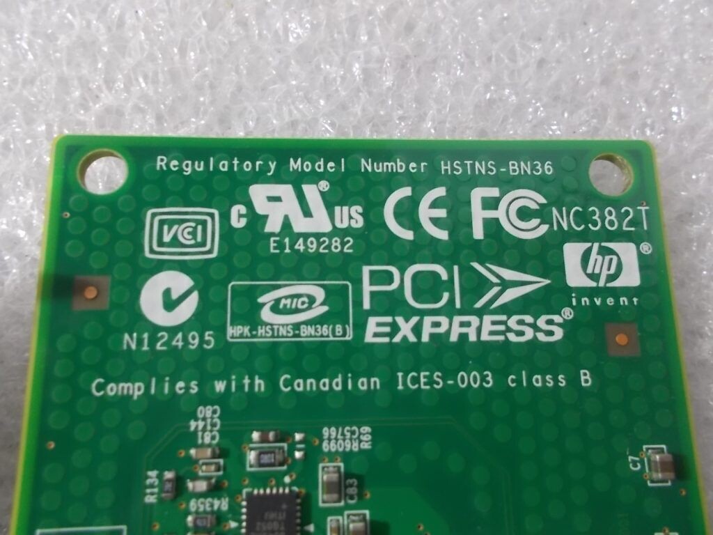 Broadcom HP NC382T Dual Port Gigabit NIC 453055-001 458491 Broadcom HP NC382T Dual Port Gigabit NIC 453055-001 458491