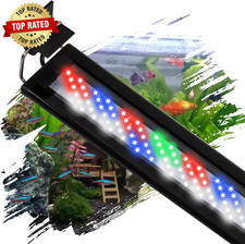 Led Aquarium Light, Full Spectrum Fish Tank Lights, 55/75 Gallon Freshwater Fish