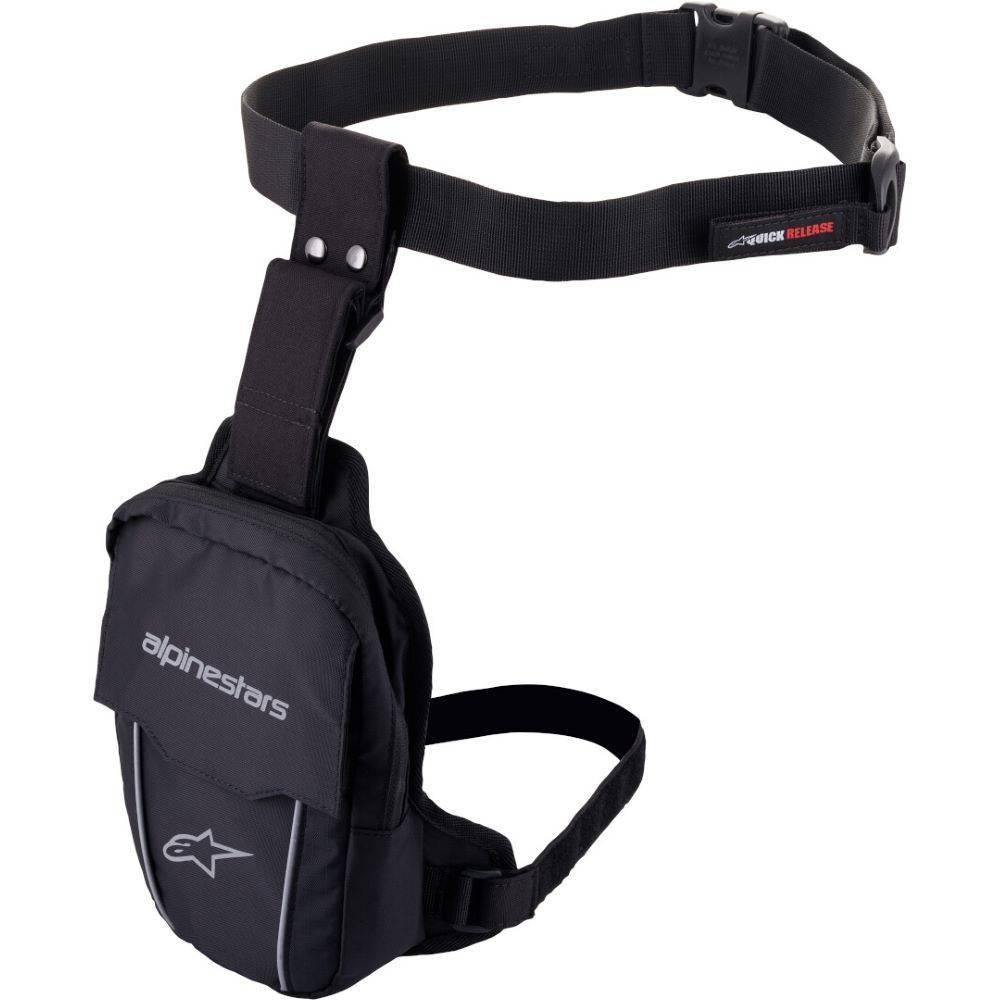 Alpinestars Access Thigh Bag Motorcycle Luggage Black