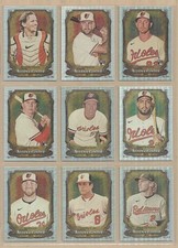 2024 Topps Allen & Ginter Silver Portrait Foil ORIOLES Base Team Set of (12)