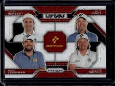 2024 Prizm LIV Lucas Herbert Marc Leishman Cameron Smith Matt Jones White #/36