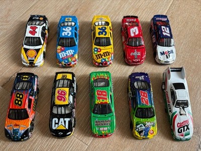 Lot Of 10 NASCAR Diecast Cars 1/64 Scale 1996-1999 Action Revell MI Drag