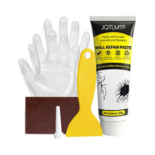 Drywall Repair Kit with Scraper, 250G Wall Repair Putty, Easy Fix for Mildew, Pe