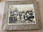 1920s Men Photo Anchor Flag Ribbon Badge Straw Boater Hat Antique Group — photo 4
