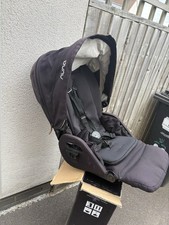 Nuna Mixx black Pushchair Seat Unit with Hood/Canopy & 5-Point Harness, Black