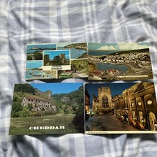 4x Vintage Postcards Bundle / Joblot from Somerset - Unposted.