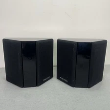 Atlantic Technology 4.5SR Speakers Lot Of 2 Black Tested Works RARE