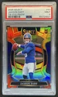 2025 Panini Select Jaxson Dart Concourse RC Tie-Dye Prizm #/25 Giants PSA 9