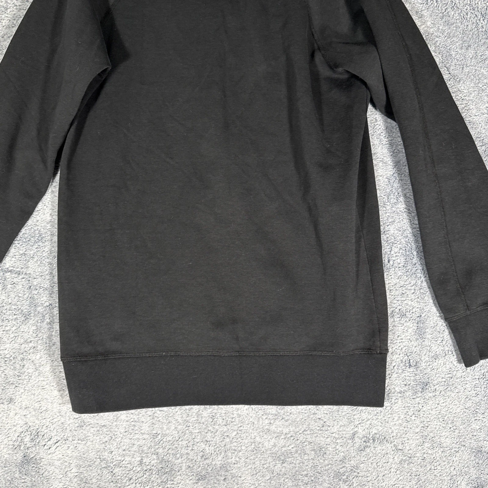 Apple Store Employee Jacket Full Zip Adult Size Small Logo Black Cotton Blend - product detail image 15