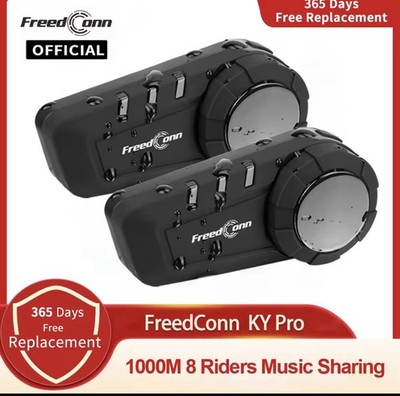 FREEDCONN KY PRO Motorrad Gegensprechanlage Bluetooth Headset