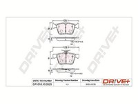 Dr!ve+ Bremsbelagsatz, Scheibenbremse Hinterachse U.A. FüR Audi, Seat, Skoda, VW