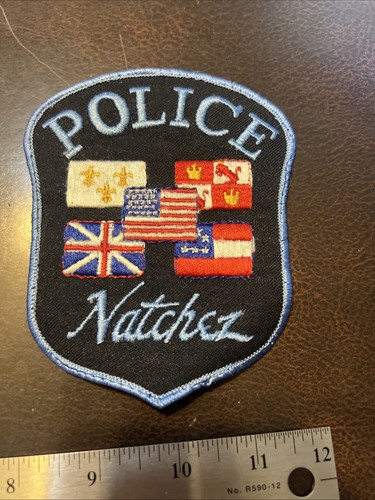 Vintage Obsolete (?) Natchez Mississippi Police Department Patch