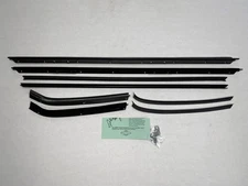 Window Sweeps Felt Kit for Chevrolet Impala 1971-73 2DR Coupe 8Pc Inner Outer