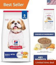 5 lb All-Natural Small Bites Dog Food for Senior Dogs - Heart & Kidney Support 6.84 per pound