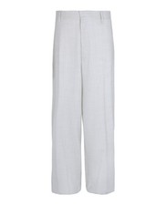 Givenchy Mens Extra Wide-Leg Wool Trousers