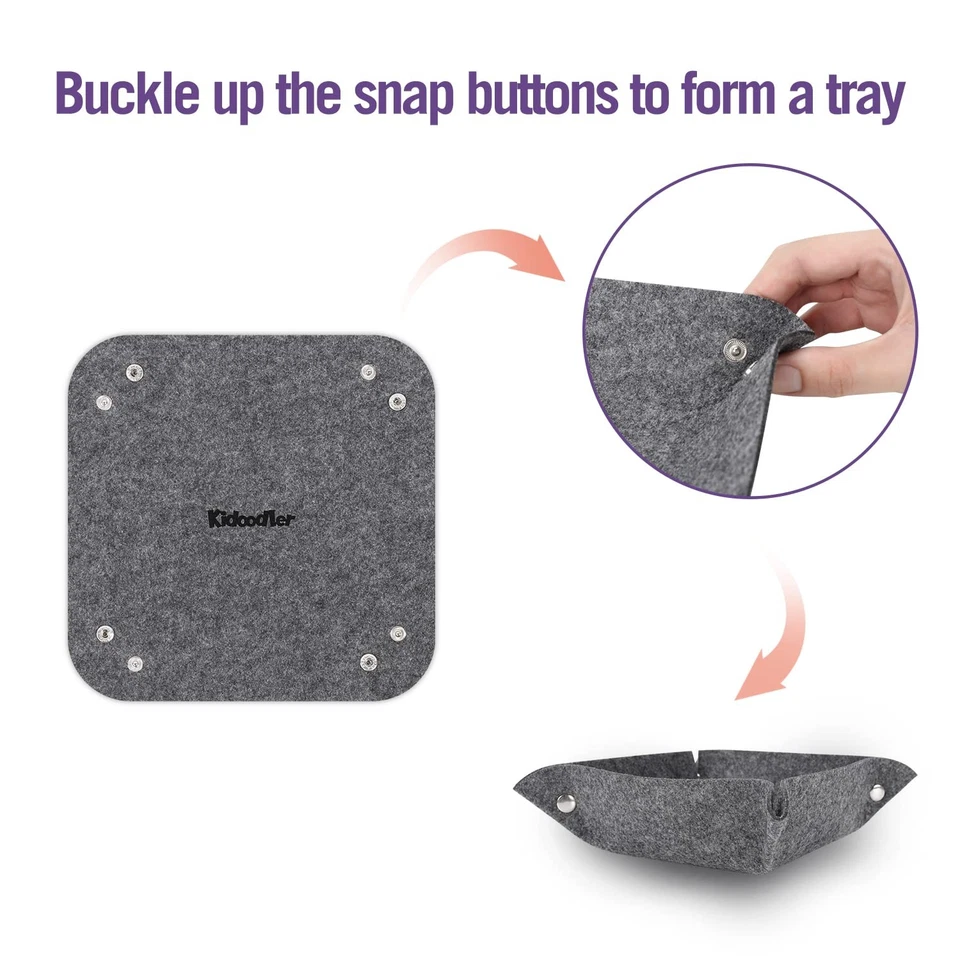 Tablero de rompecabezas Kidoodler con cubierta y bandejas clasificadoras | Puz portátil 33x22... Foto 3 de 4