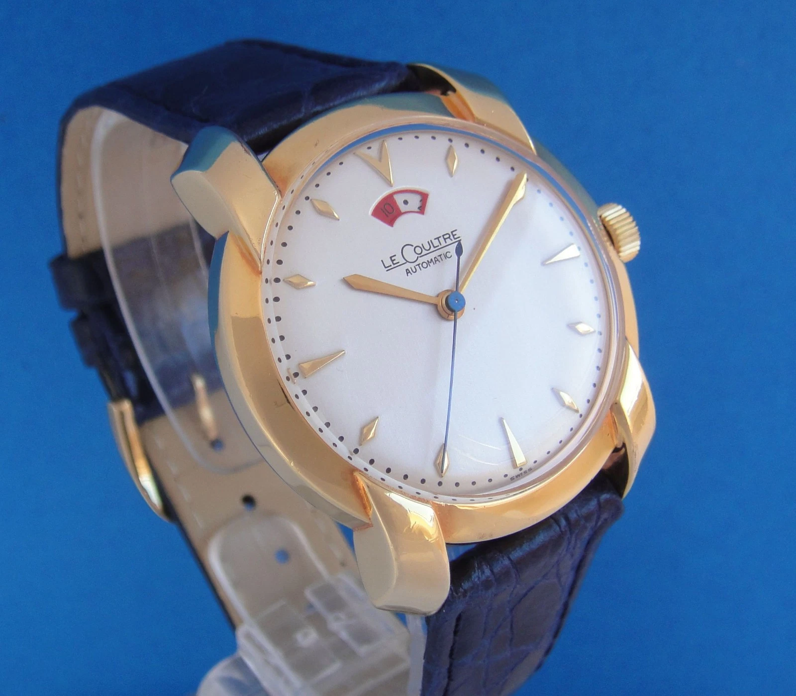 Jaeger LeCoultre — VINTAGE LE COULTRE POWERMATIC VERGOLDET 50er JAHRE T O P