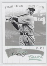 2014 Panini Classics Timeless Tributes Silver 114/149 Paul Waner #105 HOF tj0
