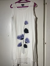 Beautiful Boho Summer Maxi Dress. Saloos Size 20 Excellent Condition Lined White