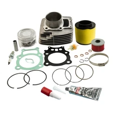 Cylinder Head Piston Rings Gaskets Kit For Honda Rancher 350 TRX350 00-2006