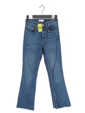 Zara Women's Jeans UK 6 Blue 100% Other Flared