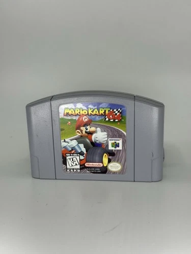 Mario Kart Nintendo 64 N64 1996 Authentic Video Game See Photos