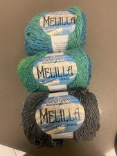 3 Skeins Cascade Yarn Melilla  100g/220 Yds E...