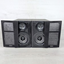 Sony SS-CMX500 Bookshelf Speakers Pair 6 Ohm Bass Reflex Hi-Fi Stereo Black