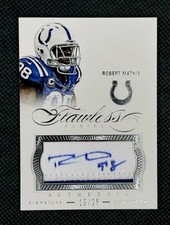 2014 Flawless Robert Mathis Game Patch Auto Most Forced Fumbles in NFL Colts /25