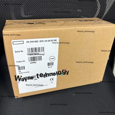 HPE 1.92TB K2P89A 3Par 8000 SAS 810771-001 6Gb 2.5" SFF SSD Solid State Drive - Image 1 of 2