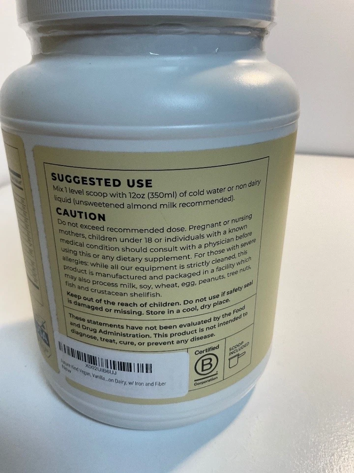 Future Kind Organic Vegan Vanilla Protein Powder 20g Plant Protein New - Image 3 of 4