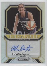 2021 Panini Prizm WNBA Signatures Silver Prizm Allie Quigley #SG-AQG Auto p6a