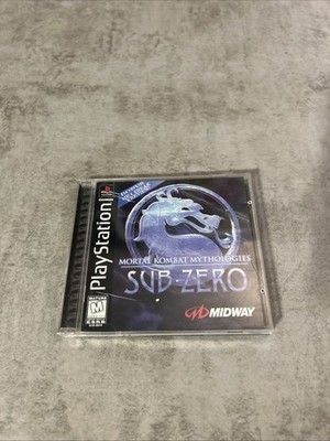 Mortal Kombat Mythologies: Sub Zero Sony PlayStation 1 PS1, 1997 CIB W/ Reg Card