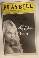 The Apple Tree Playbill SIGNED Kristin Chenoweth