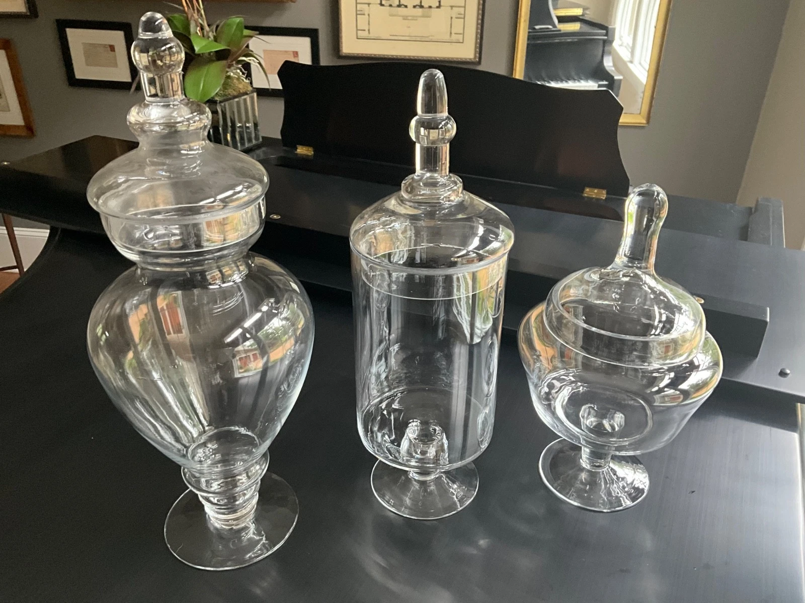 3 Glass Jars with Tops
Opens in a new window or tab