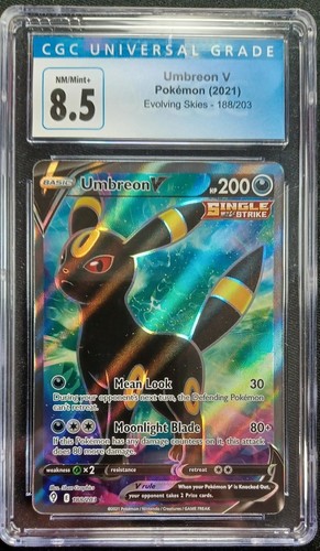 Umbreon V graded CGC 8.5 for sale on eBay