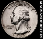 1953-D Washington Quarter- Silver- Choice Gem Brilliant Uncirculated #i8820