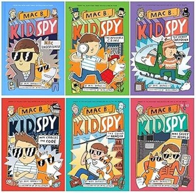 Mac B., Kid Spy Series 6 Books Set, Mac Barnett, Very Good Book