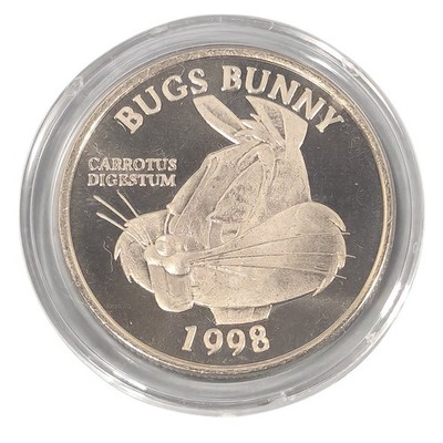 Looney Tunes Bugs Bunny 1998 Carrotus Digestum Warner Bros Studio Store Coin