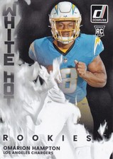 OMARION HAMPTON 2025 Panini Donruss #WHR-OMH White Hot Rookies RC CHARGERS