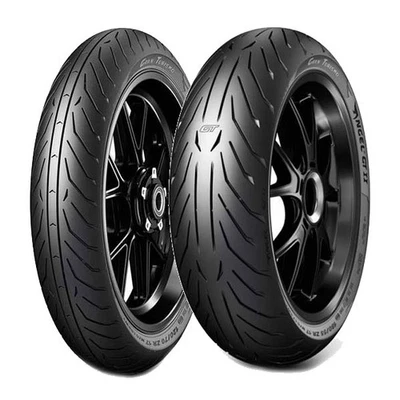 SET DE PNEUS PIRELLI 120/70-17 (58W) + 180/55-17 (73W) ANGEL GT 2 II - Photo 1/4