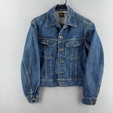 Vintage Lee Jacket Mens 36 Fits 18x21 70s Sanforized Denim 101J