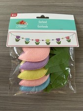 New Seasonal Collection 6 Foot Pastel Tulip Garland Easter Spring Fling Floral