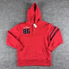 GAP Kids Hoodie Red Youth Jacket 14 16 2XL NWT Red Unisex Sweatshirt New 86 XXL