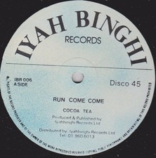 Cocoa Tea - Run Come Come, 12", (Vinyl)